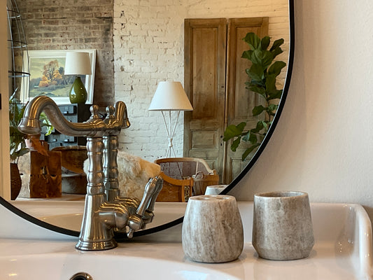 Marble Toothbrush Holder