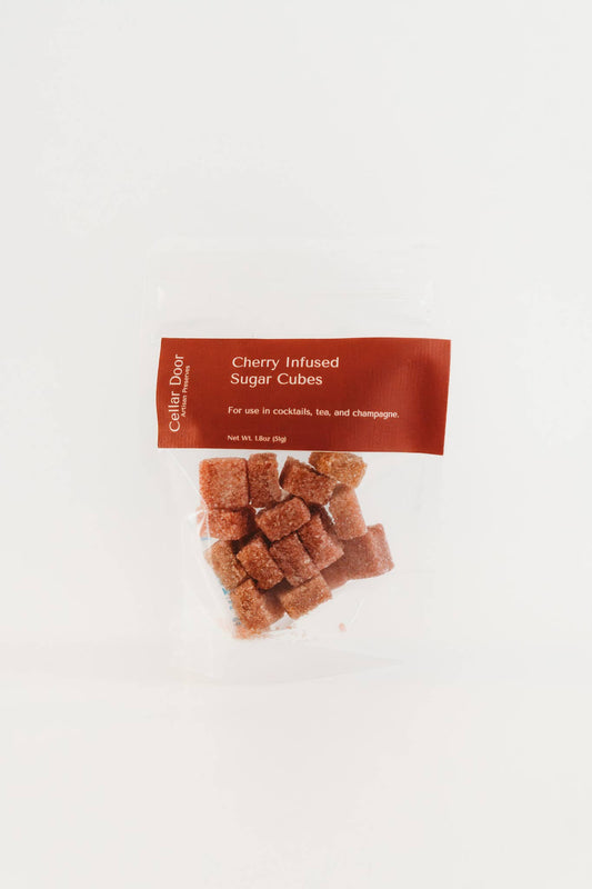 Cherry Infused Sugar Cubes -Pouch 1.8oz