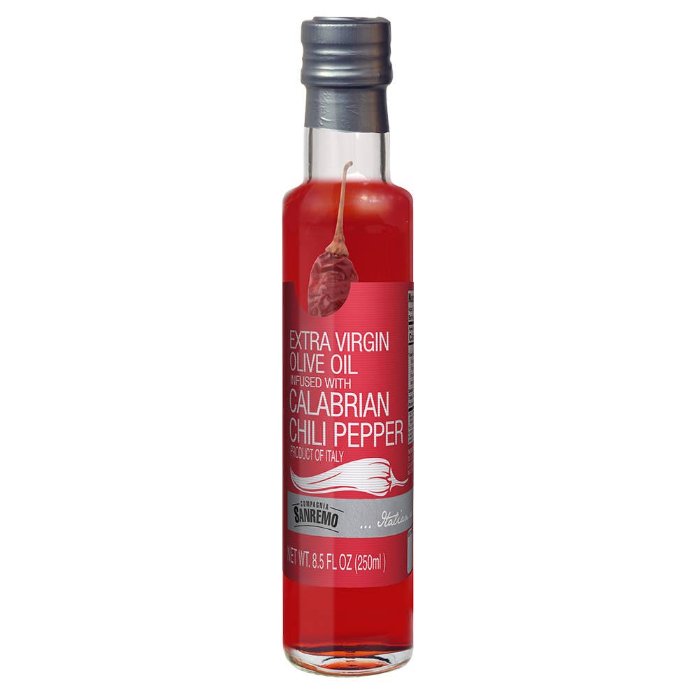 Co. Sanremo Calabrian Chili Extra Virgin Olive Oil, 8.5 oz.