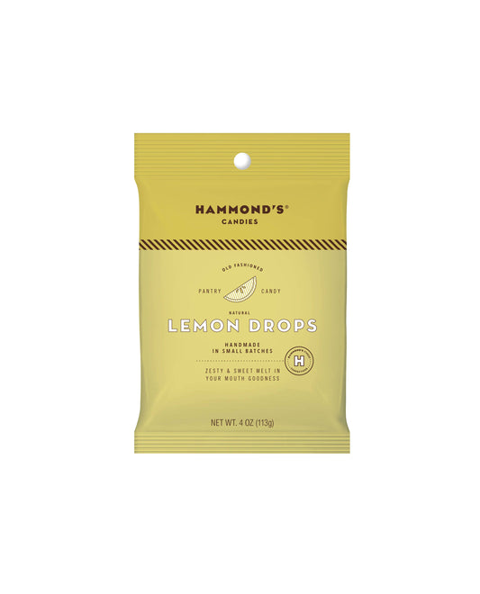 Old-Fashioned Pantry Candy - 4 oz -Natural Lemon Drops