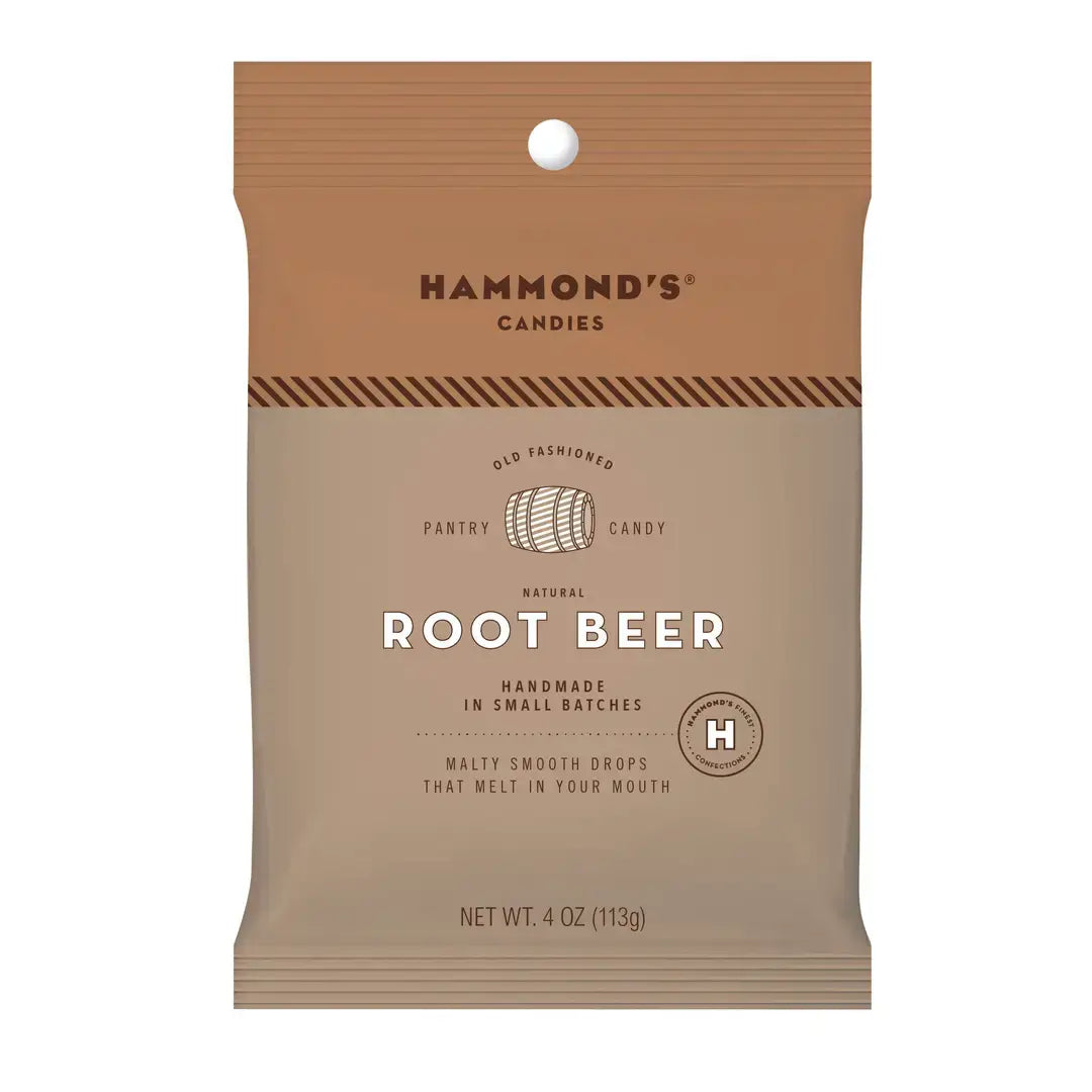Old-Fashioned Pantry Candy - 4 oz - Natural Root Beer Drops