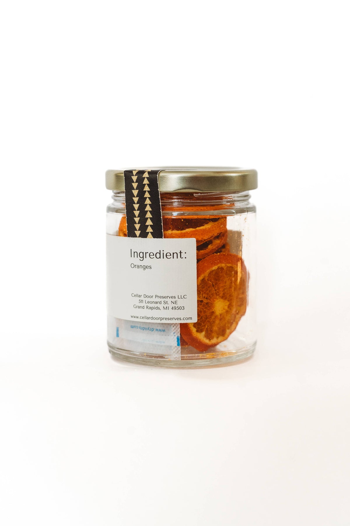 Dehydrated Orange Wheels: 1oz glass jar
