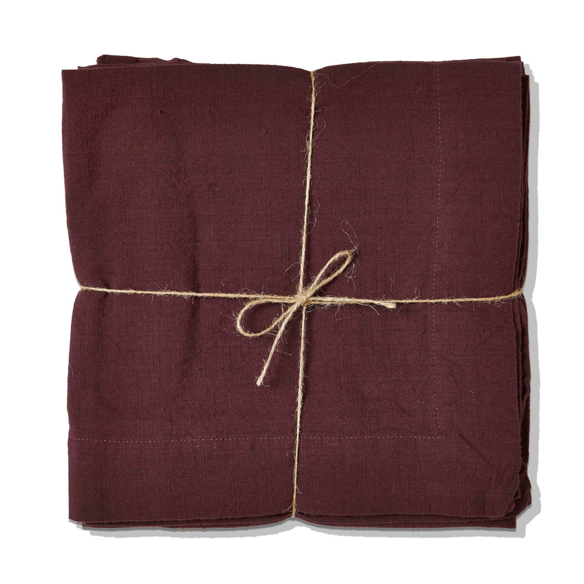 Plum Cotton Slub Napkins – Set of 4