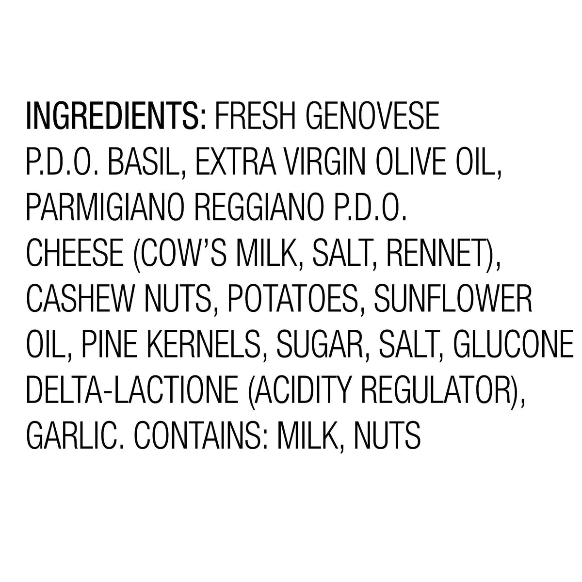 Basil Pesto PDO with Cheese