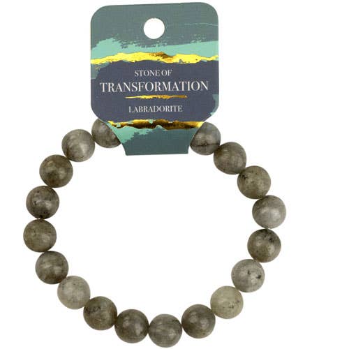 10 MM ENERGY BEAD MEN'S BRACELETS: AMETHYST