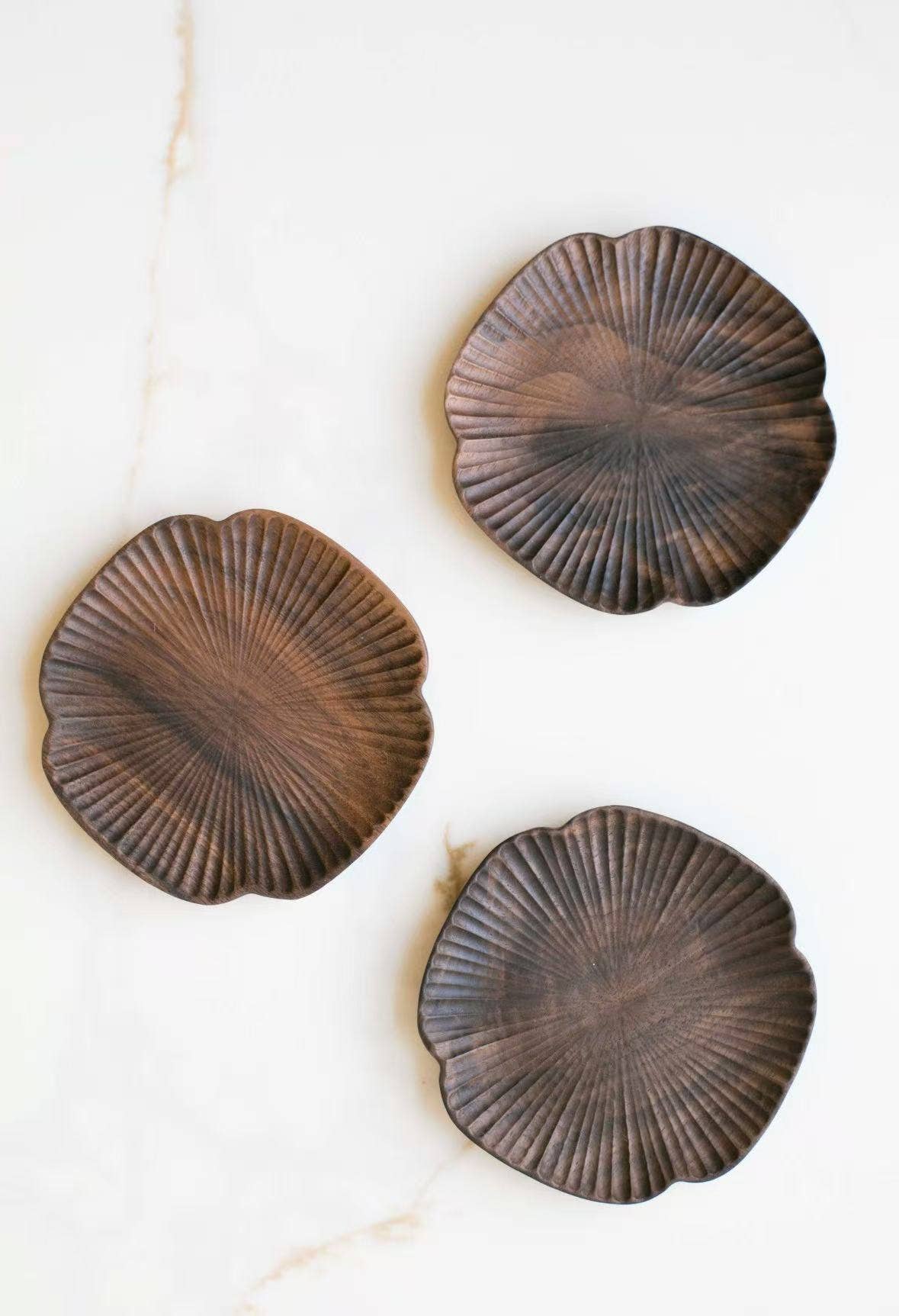Black Walnut Flower Coaster