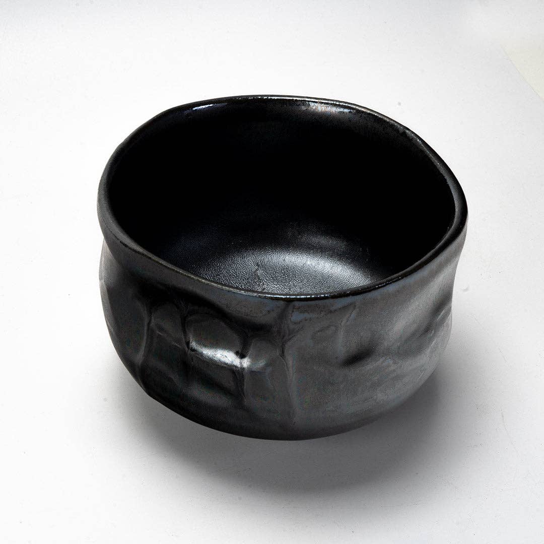 Satin Black Glazed Bowl
