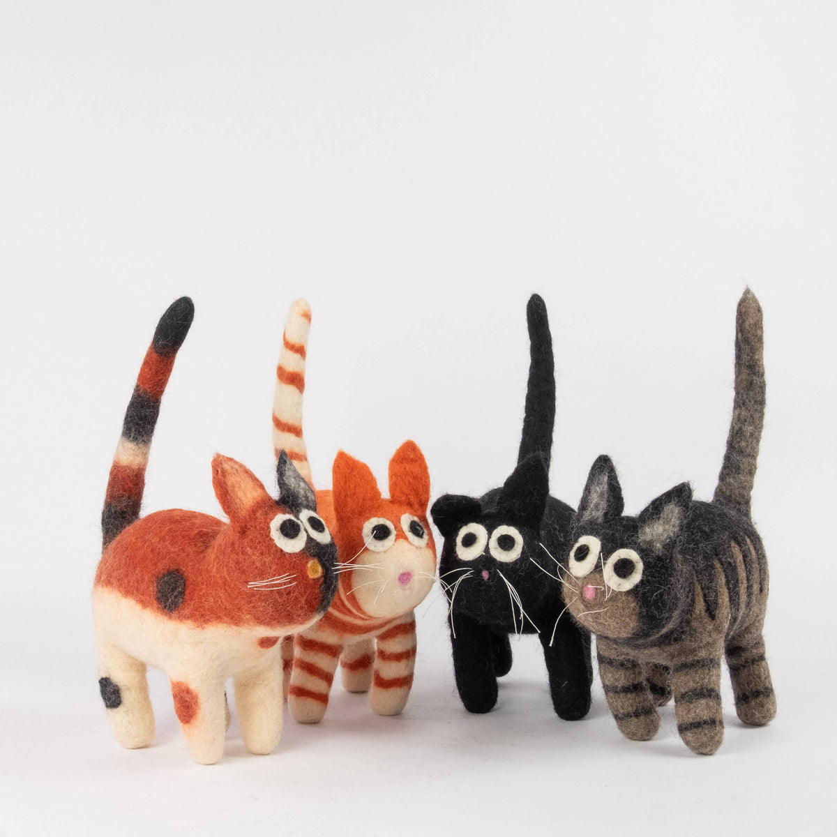 Toys - Cat - Black and Gray Striped
