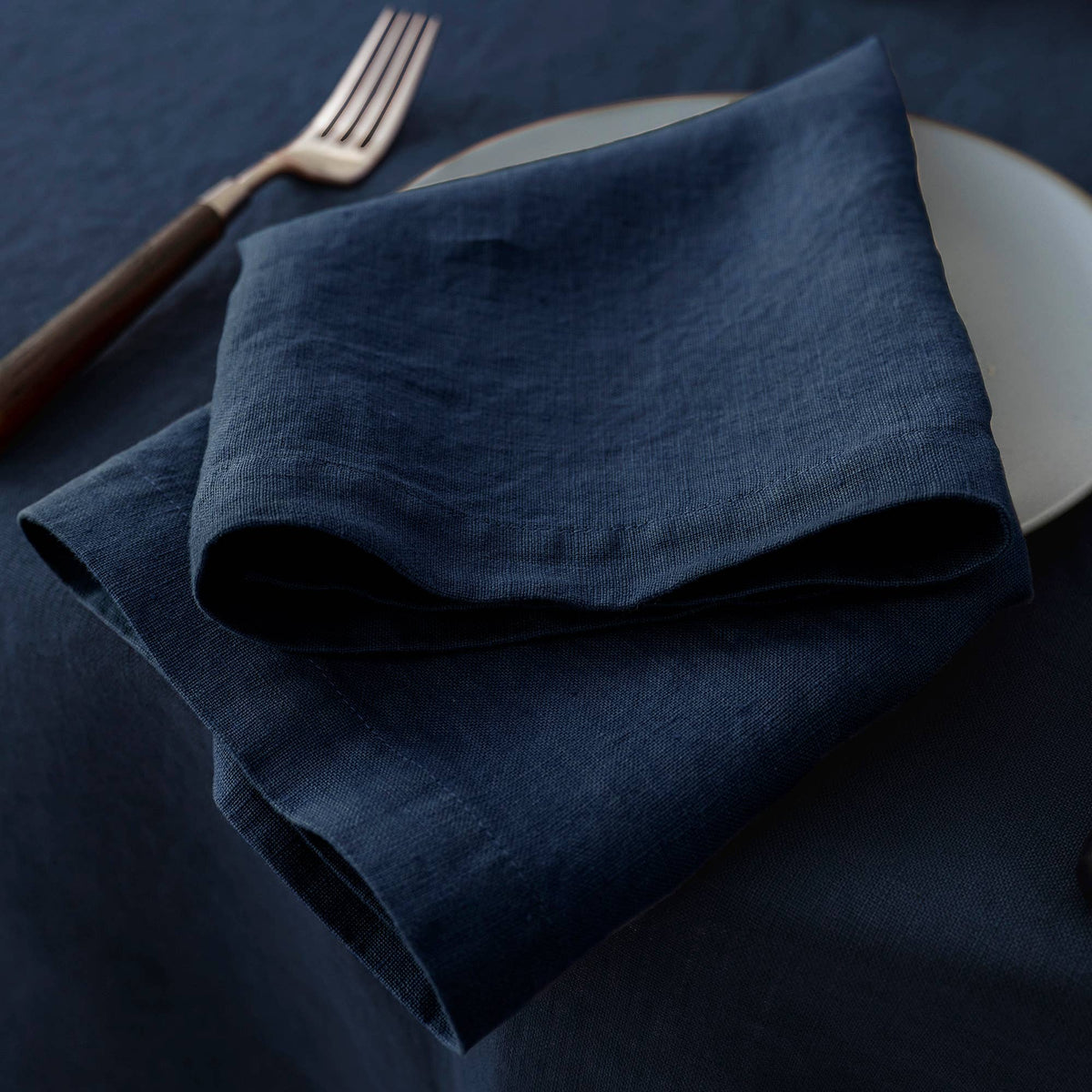 100% Linen Napkins  - 20'' x 20'' - Navy