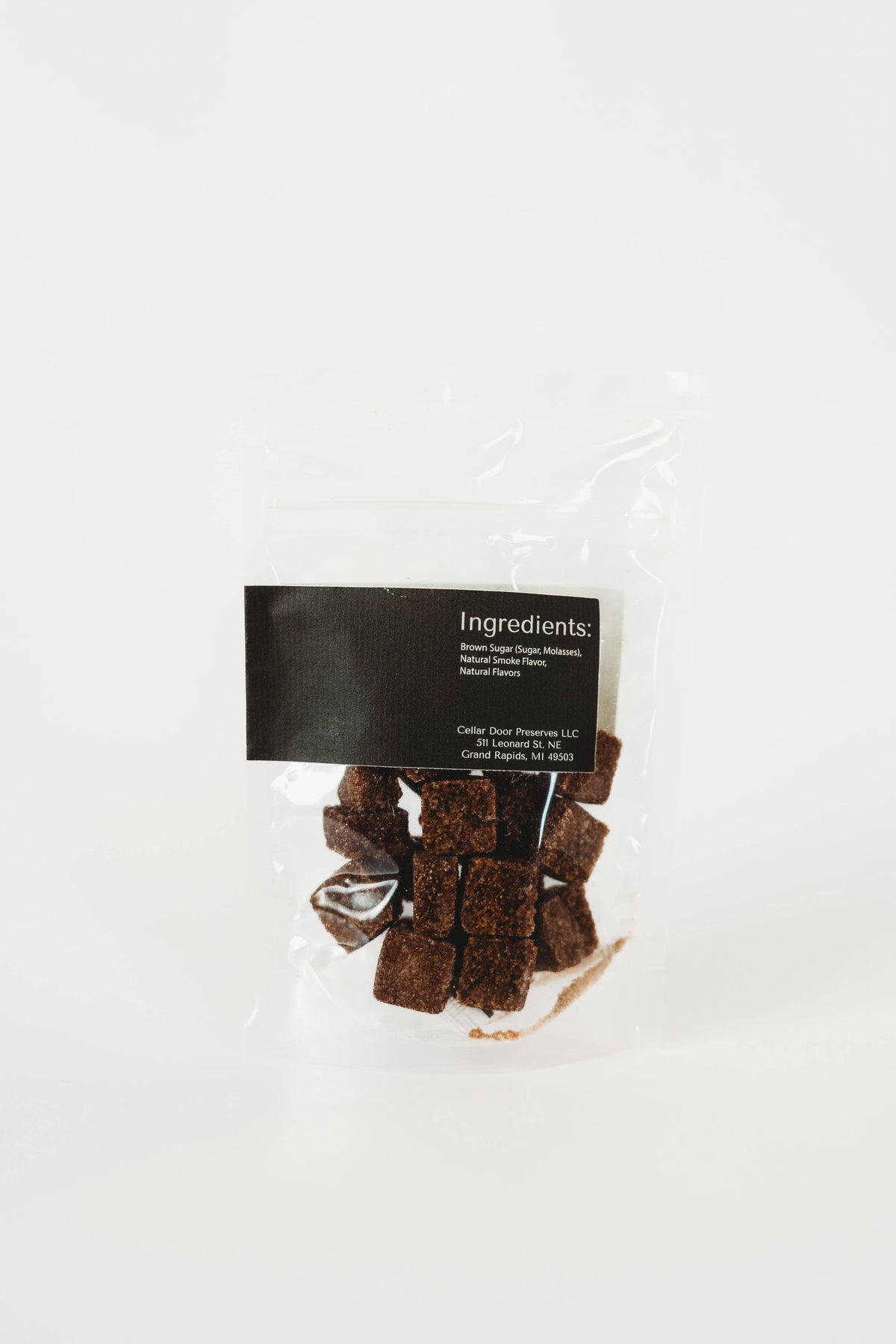 Smoked Brown Sugar Cubes -Perfect for cocktails/mocktails: Pouch 1.8oz