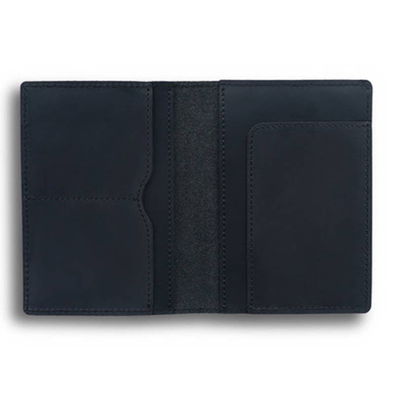 Passport Cover, Genuine Leather Passport Holder Case: Green