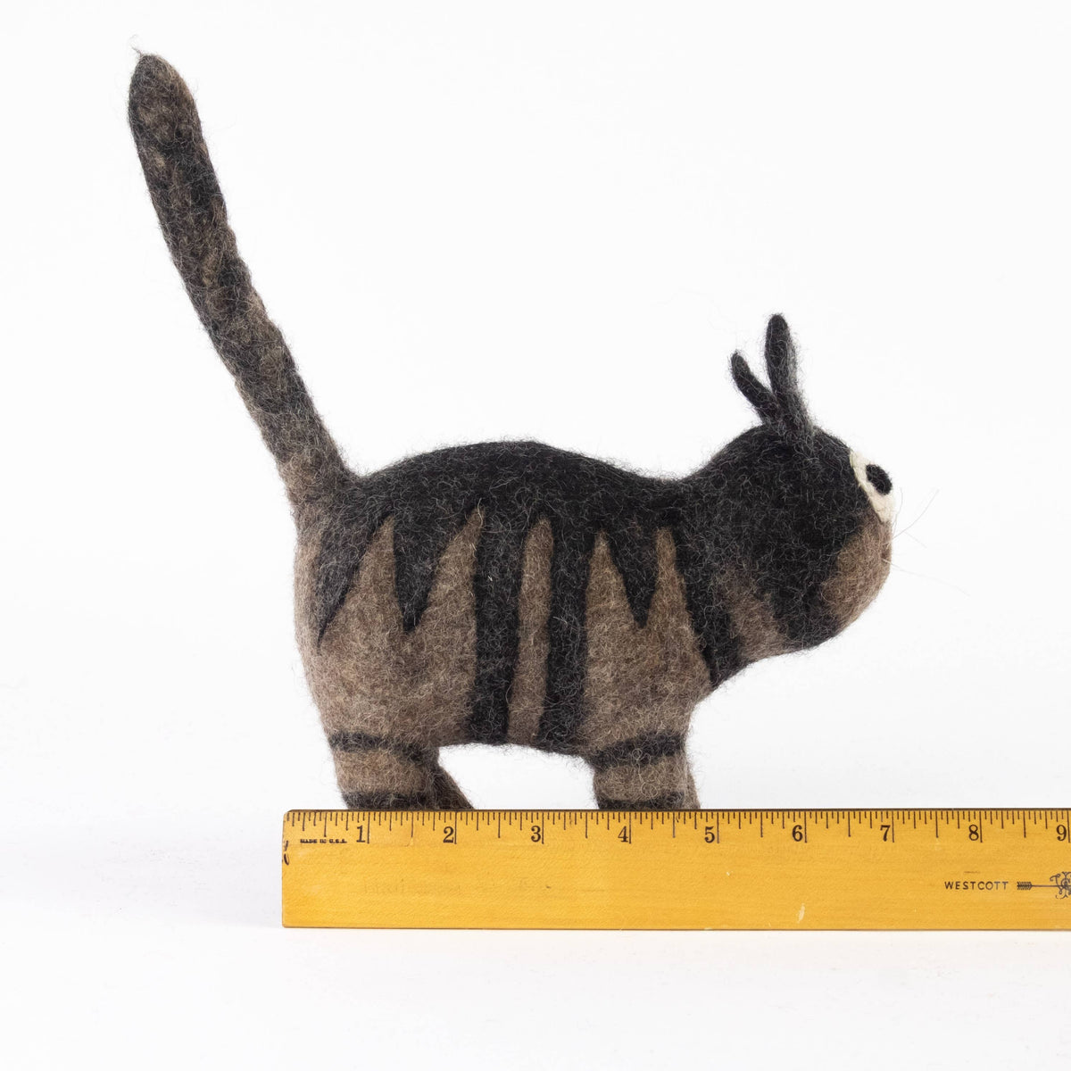 Toys - Cat - Black and Gray Striped