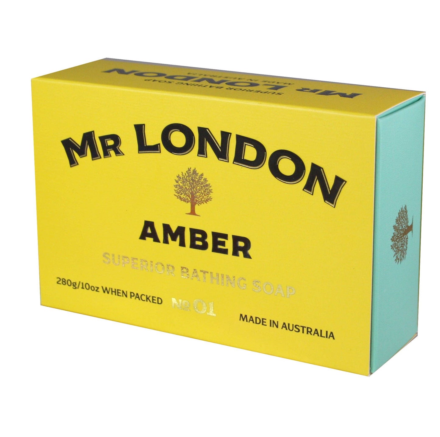 Mr. London AMBER Men's Soap Bar (4) - 10z bar