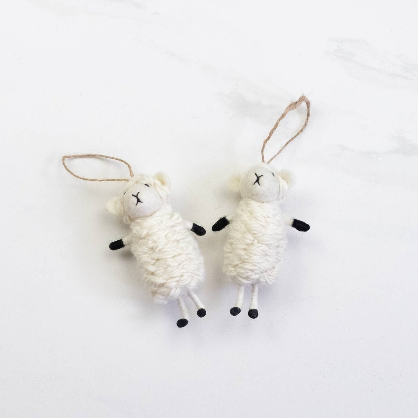 Ornament - Standing White Sheep