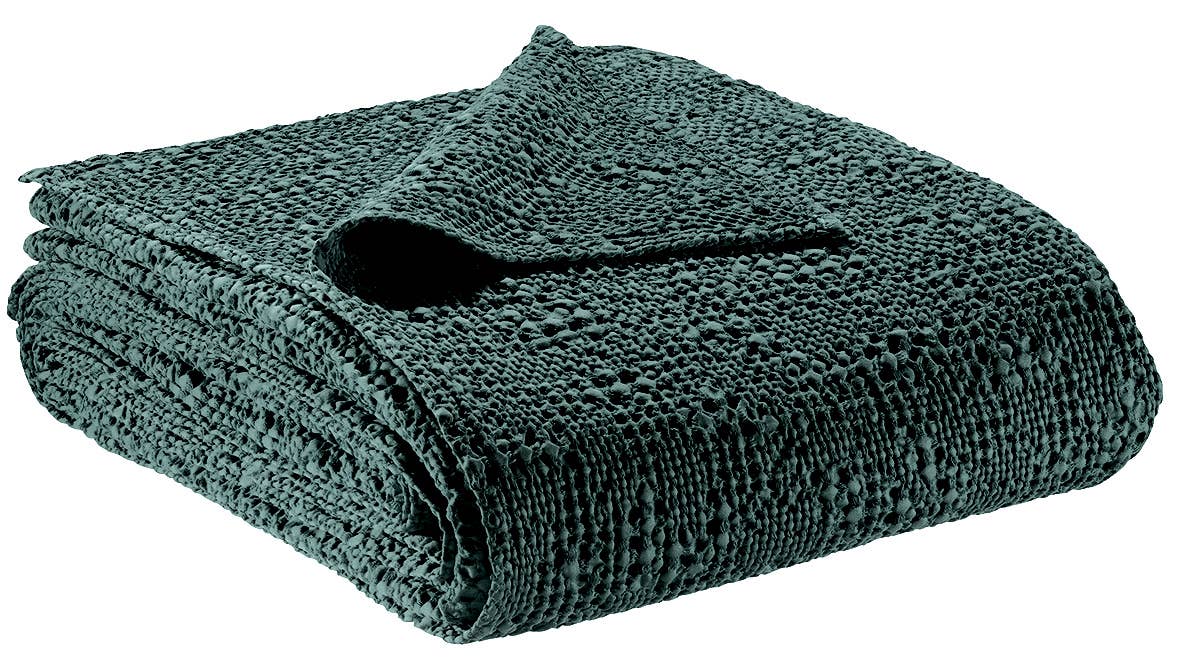 Tana Prussia Stonewashed Throw 260 x