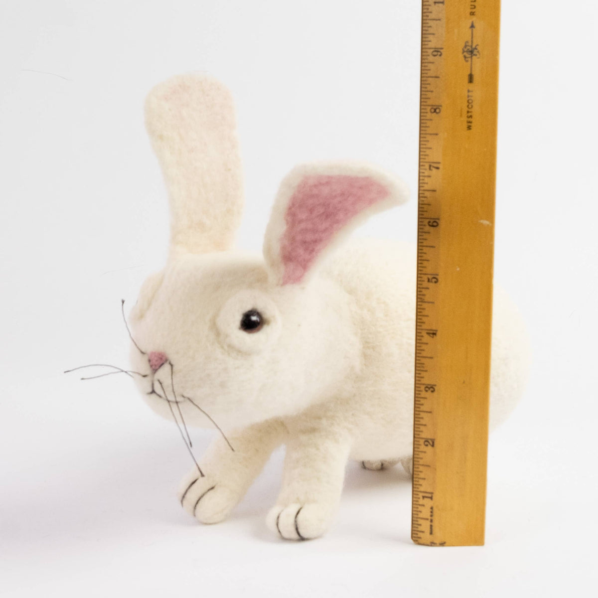 Toys - Bunny Rabbit - White - Small and Large: S