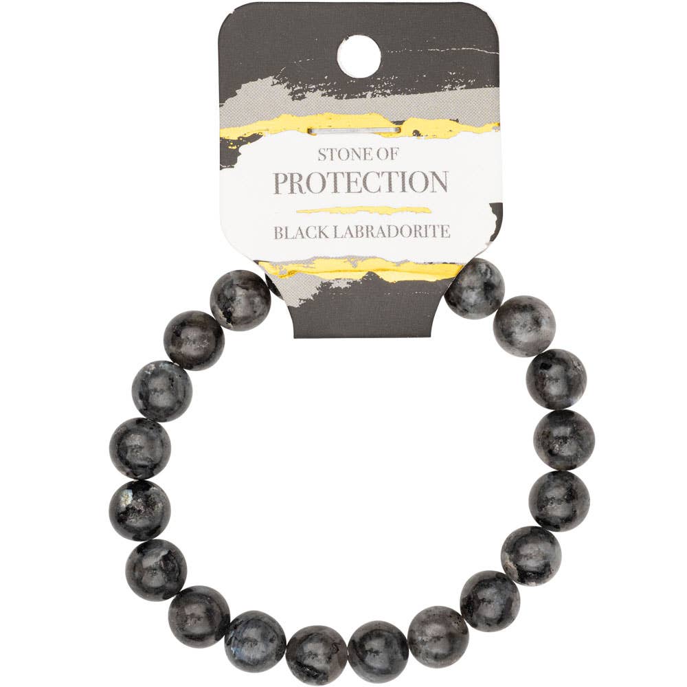 8 MM ENERGY BEAD BRACELETS: ZEBRA STONE