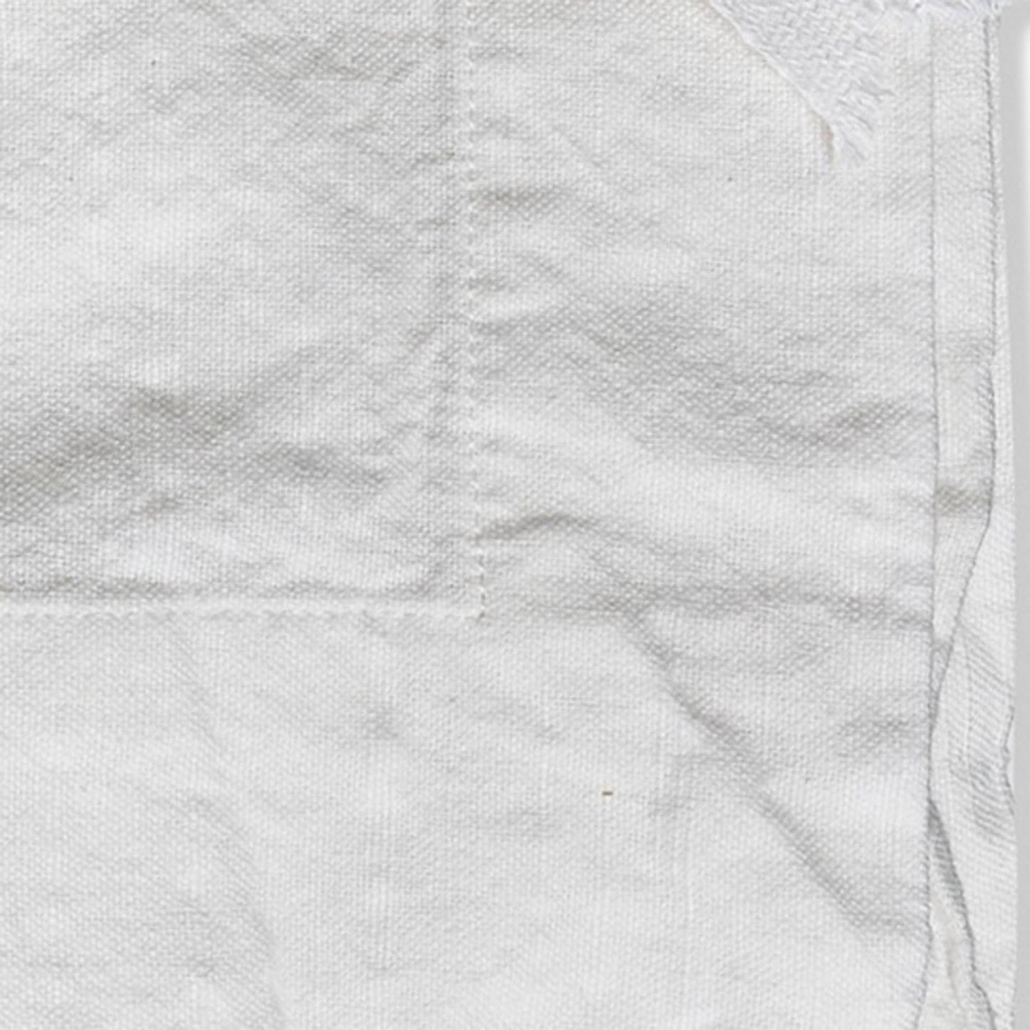 Threads Slub White Cotton Napkin Set Of 4, 2.0" Hem