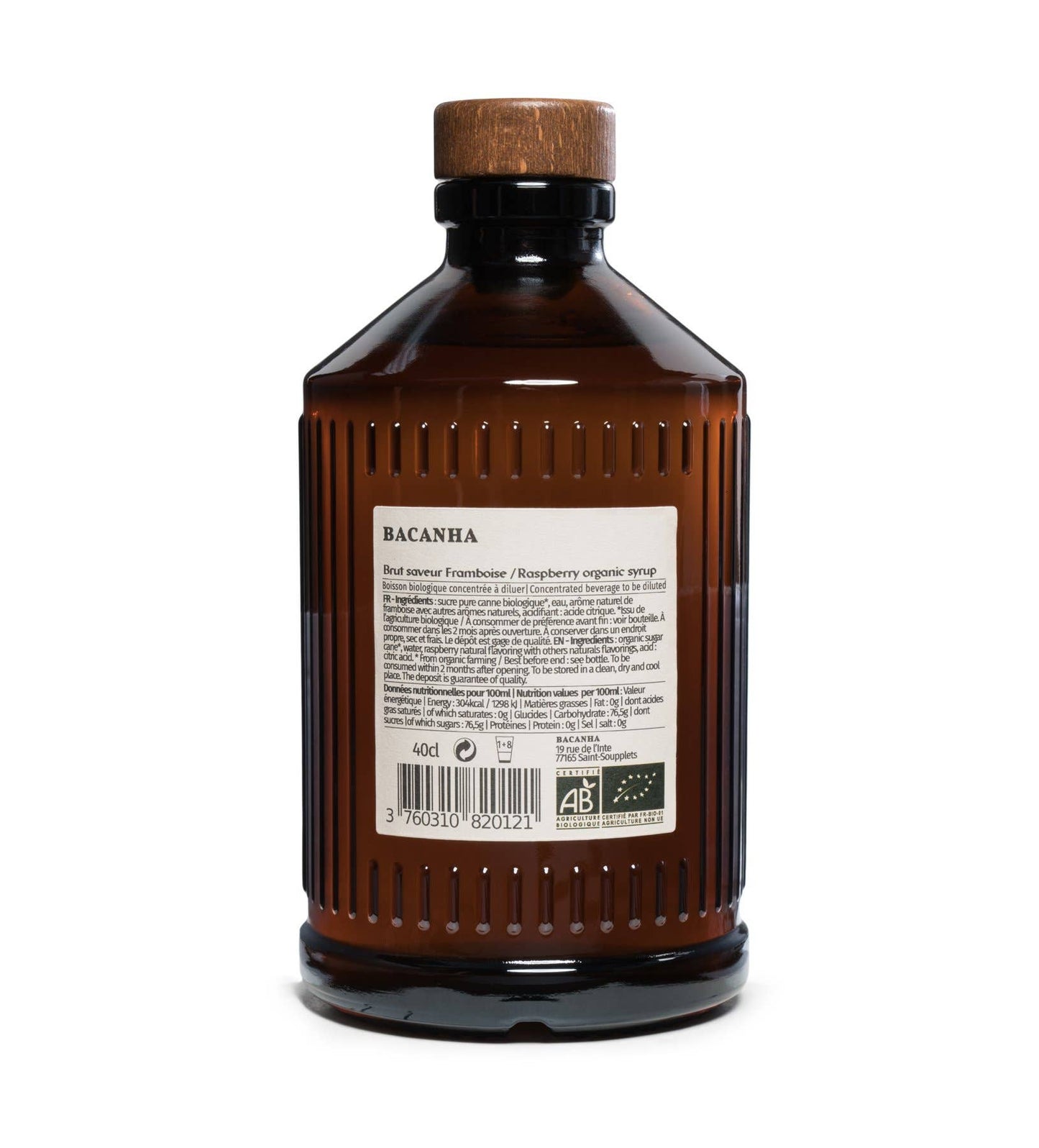 Raw Raspberry Syrup - Organic