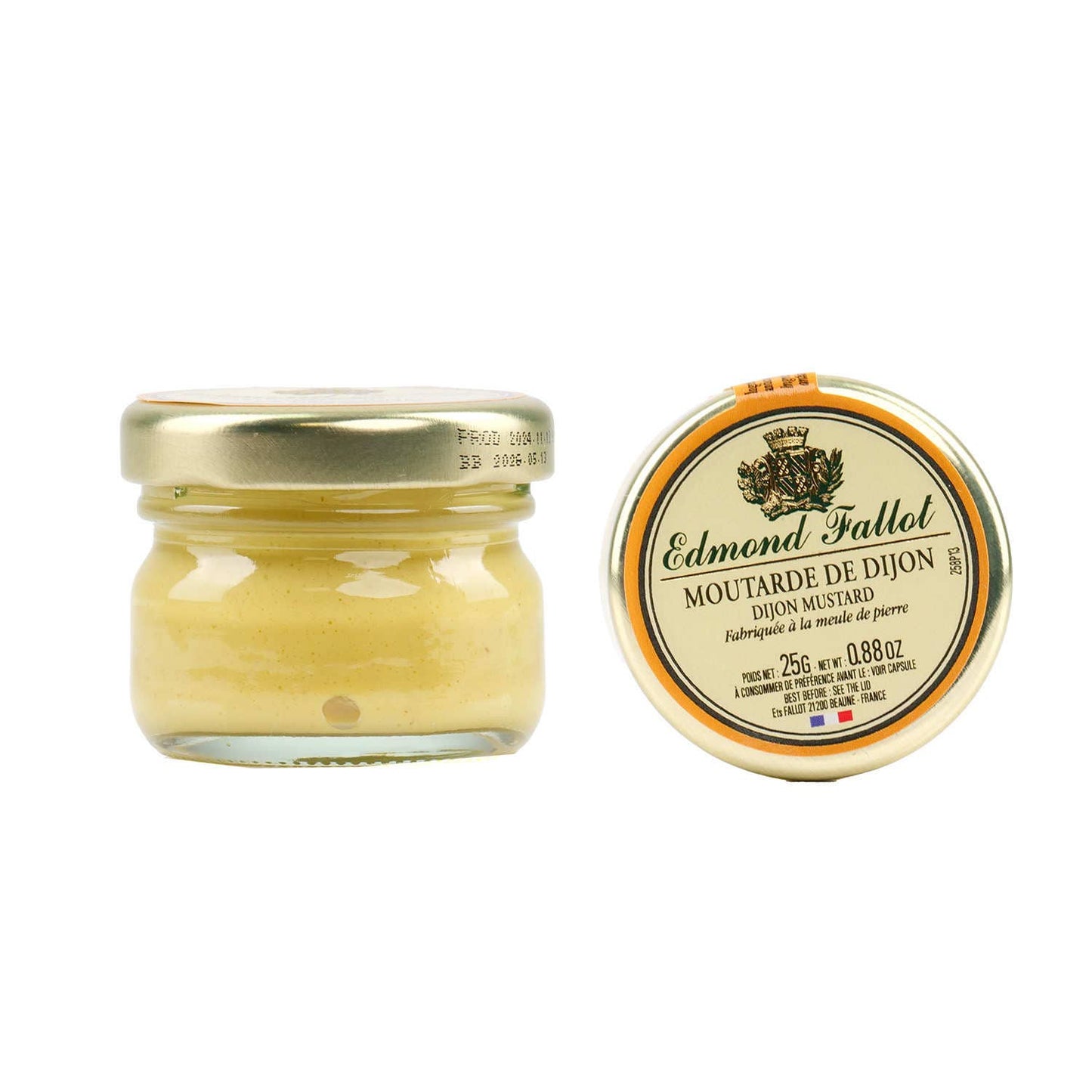 Mini Jar 1oz Smooth Dijon Edmund Fallot Mustard w/ Display