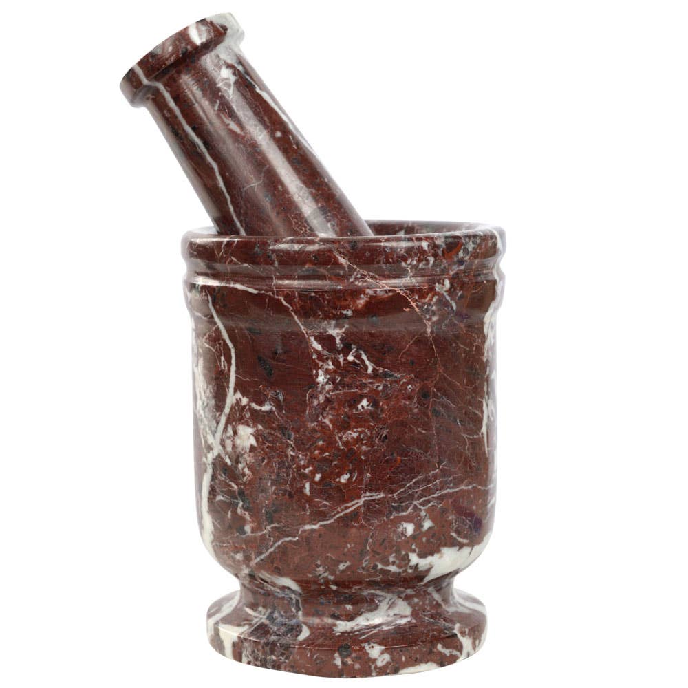 Red Mortar And Pestle