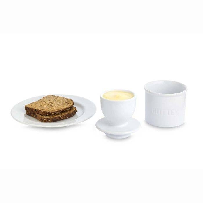 French Baking Butter Crock, Ceramic