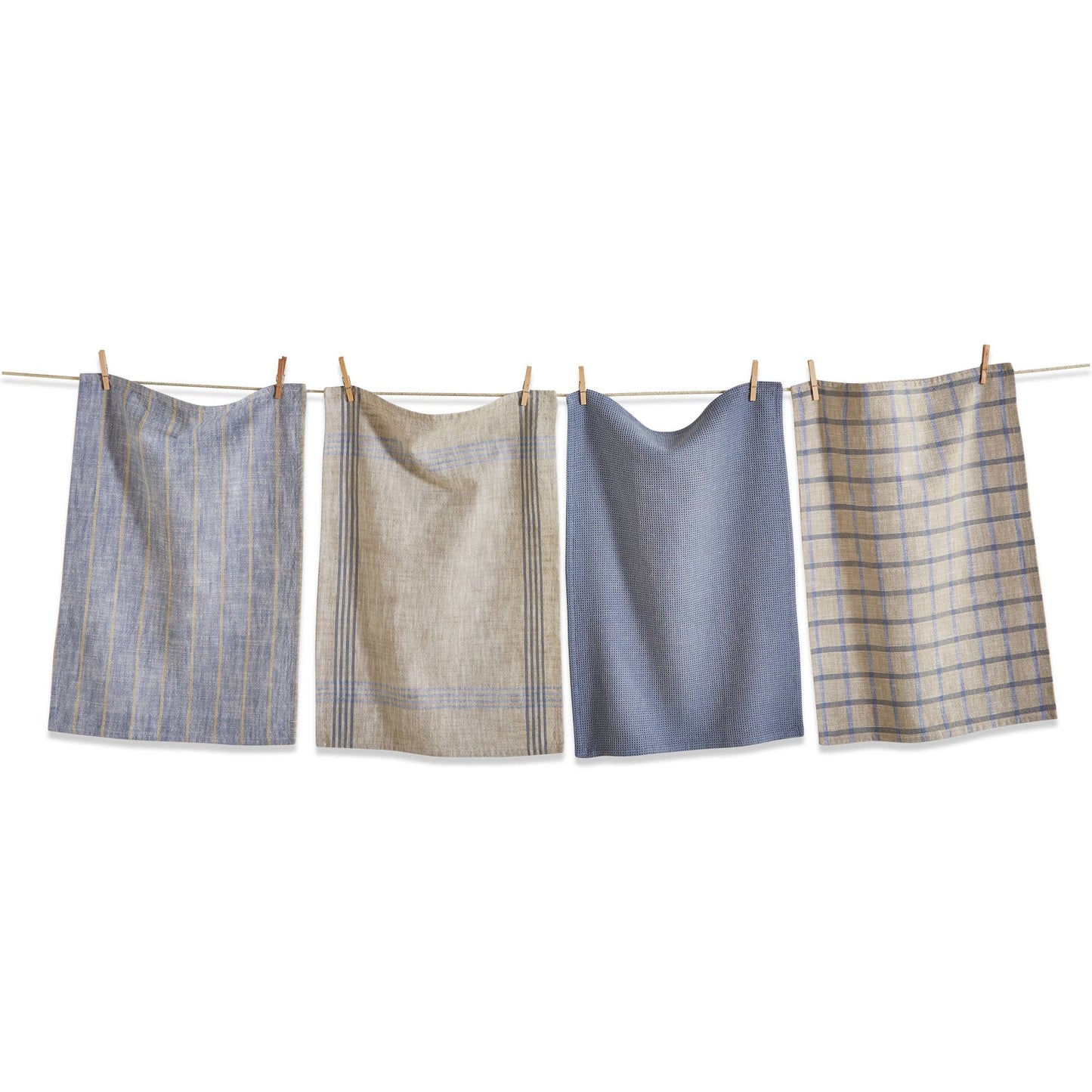 Dishtowel Blu Denim Cotton