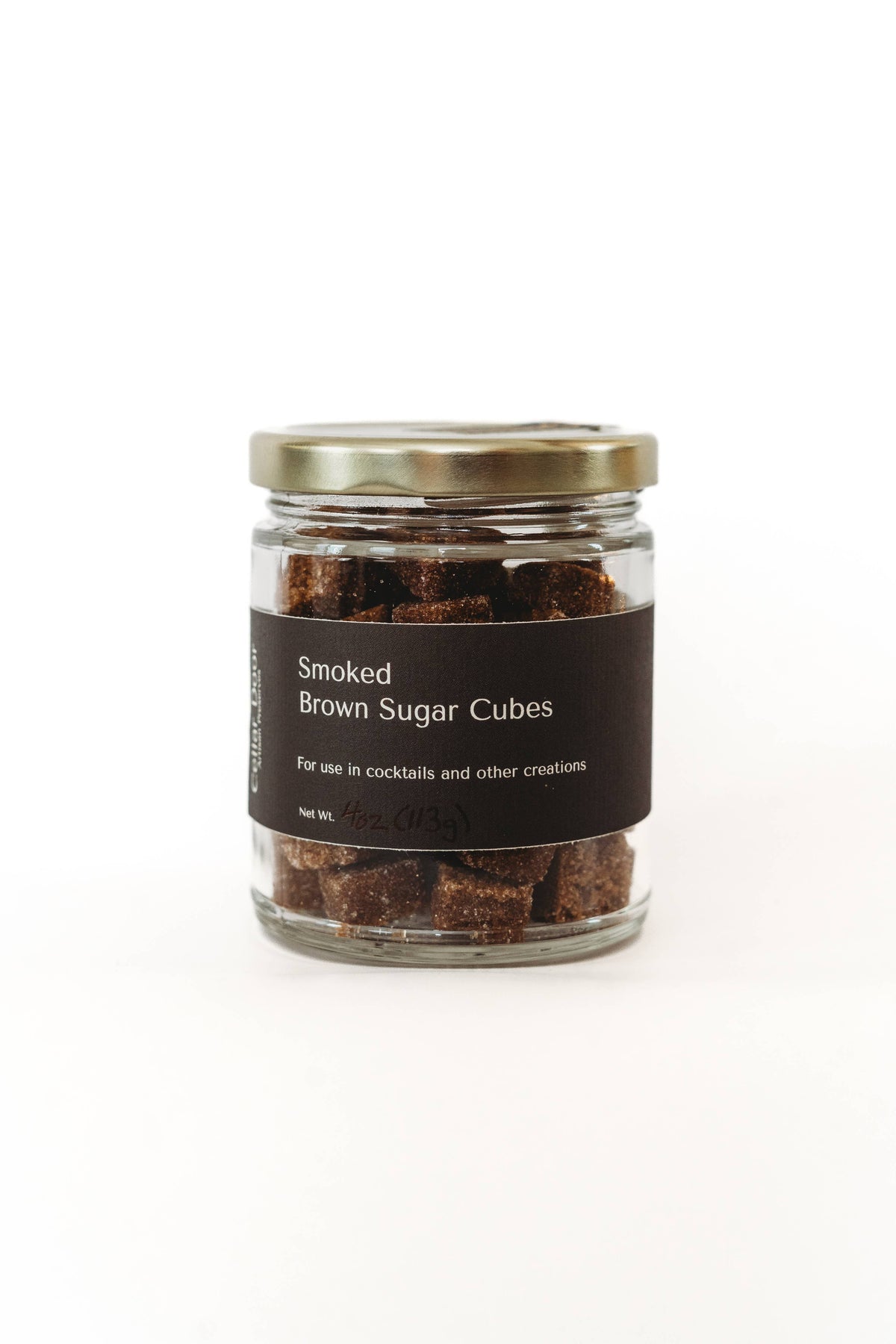 Smoked Brown Sugar Cubes -Jar 4oz