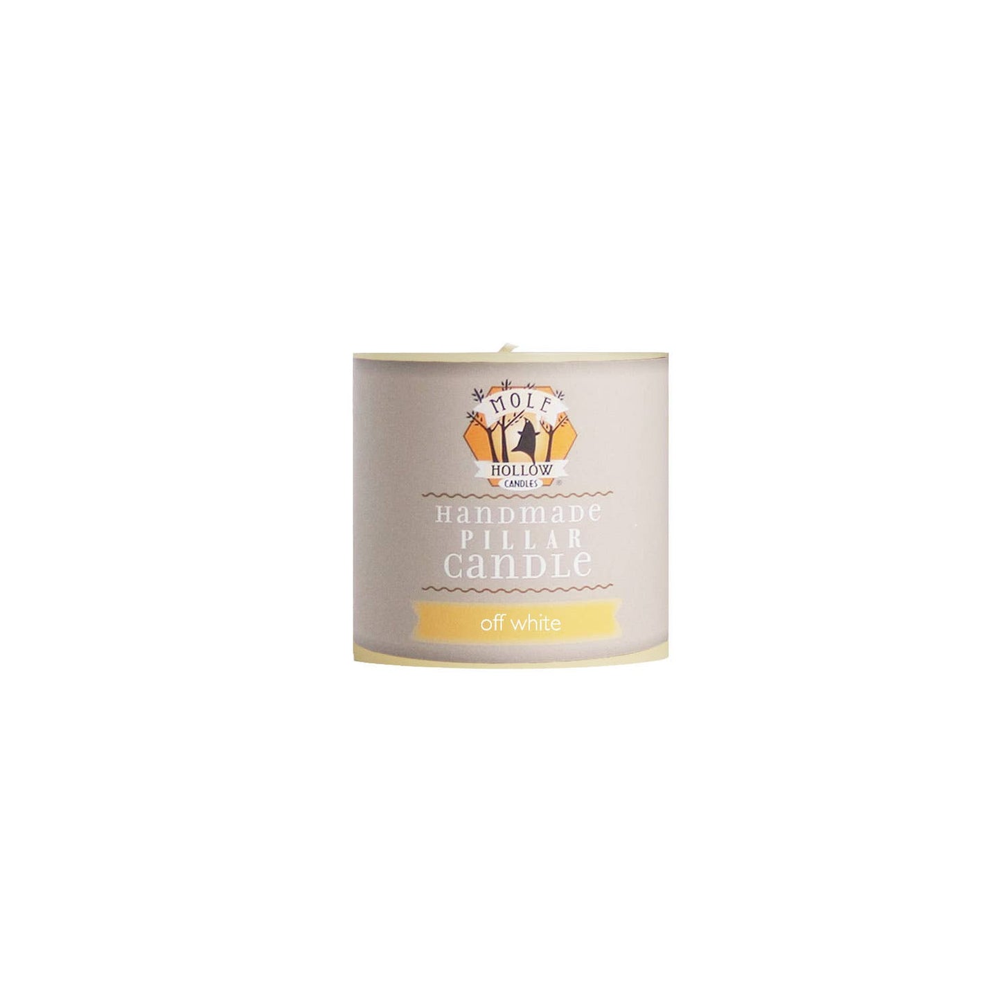 Off White Unscented Pillar Candles - 3x3", 3x6", 3x9" Sizes: 3x6"