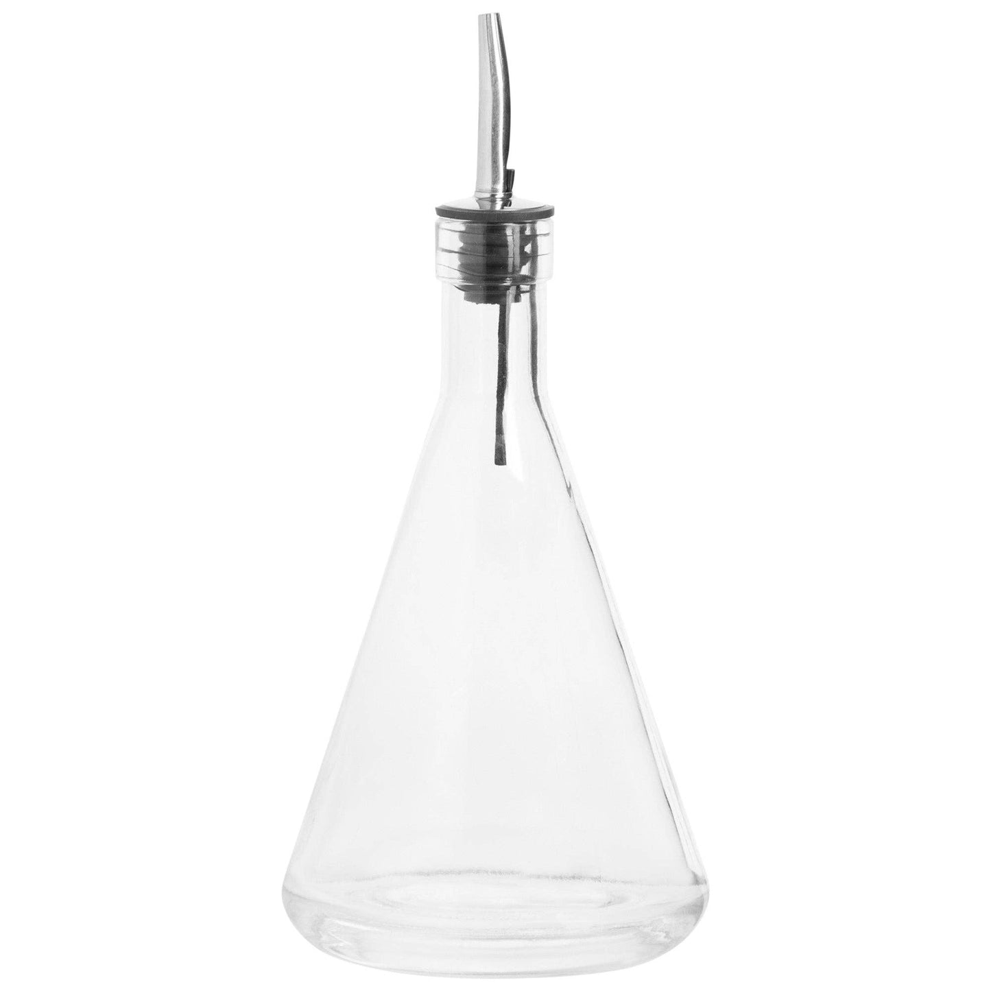 15.7oz Clear Triangle Oil Bottle