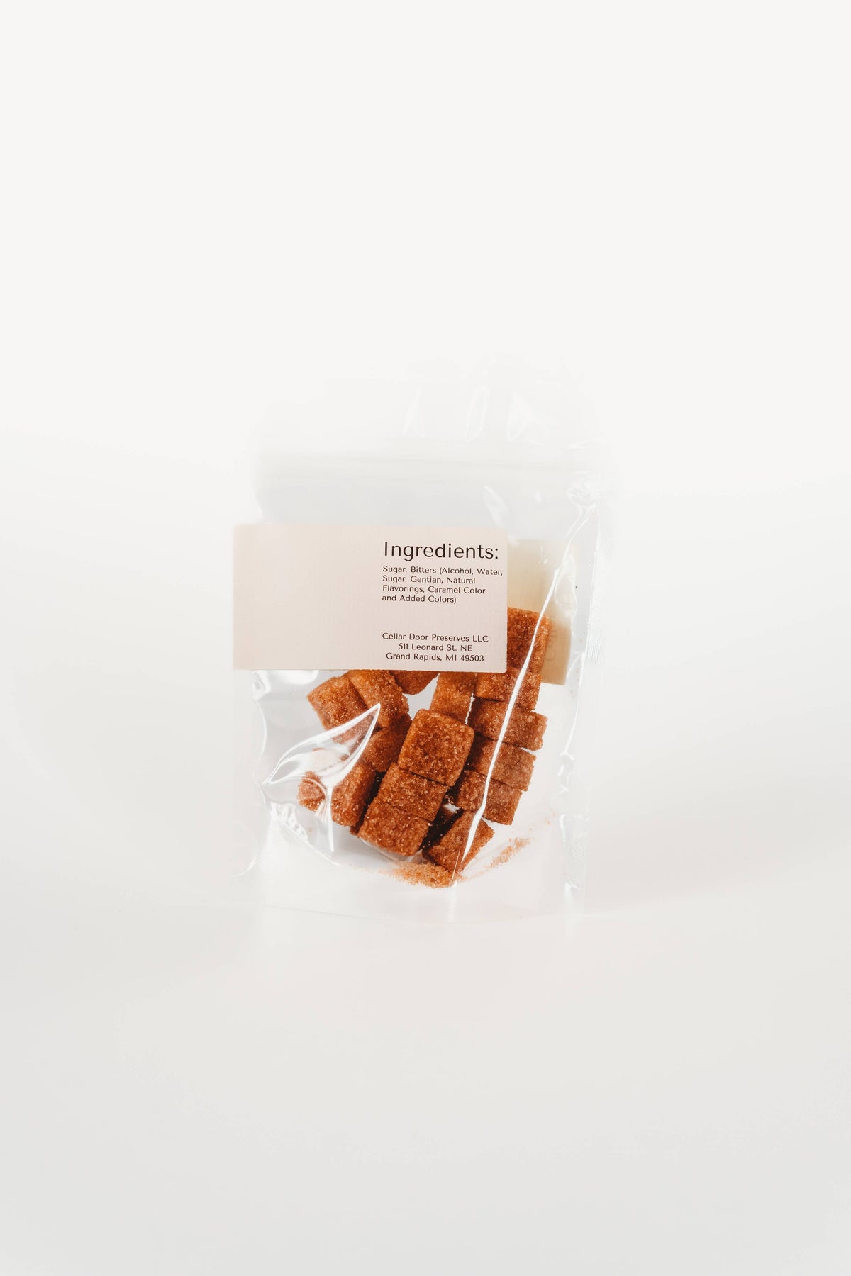 Bitters Infused Sugar Cubes -Perfect for cocktails/mocktails: Pouch 1.8oz