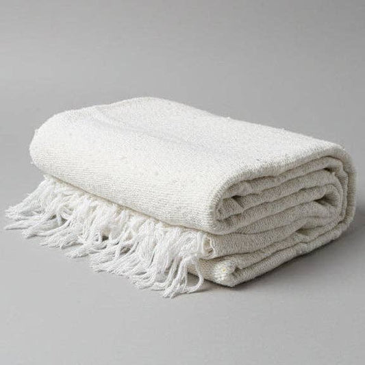 Mexican Blanket | White