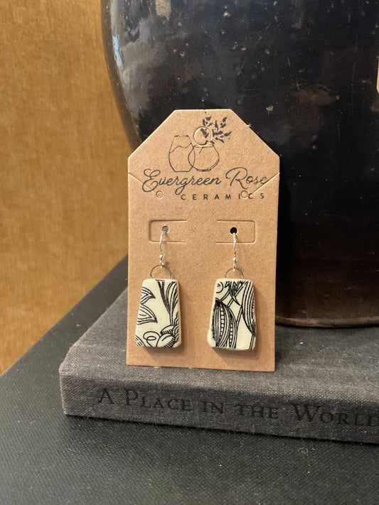 Local handmade clay earrings