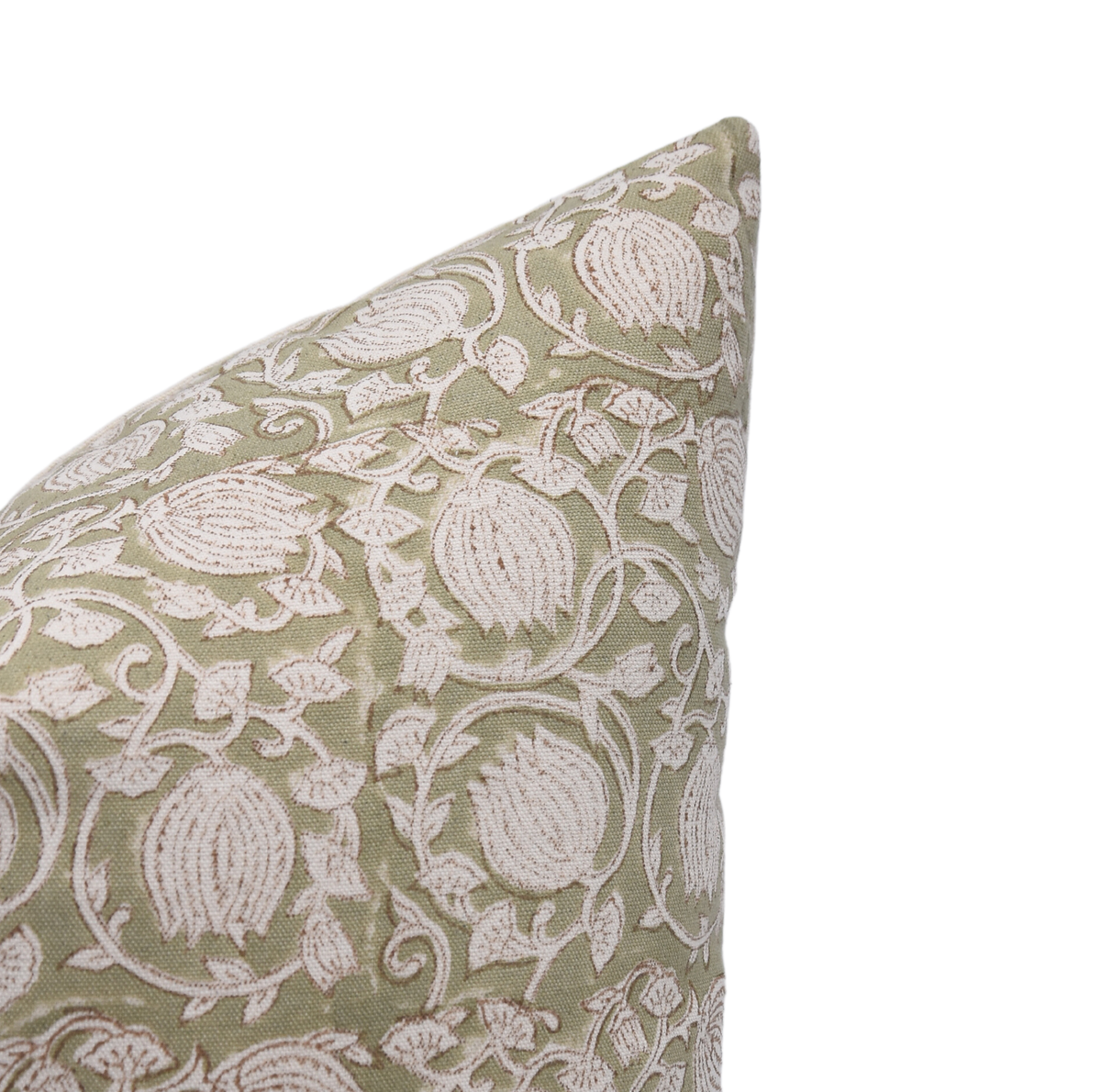Royal Block Printed Duck Canvas Pillow - 6 kamal 20x20 Inch