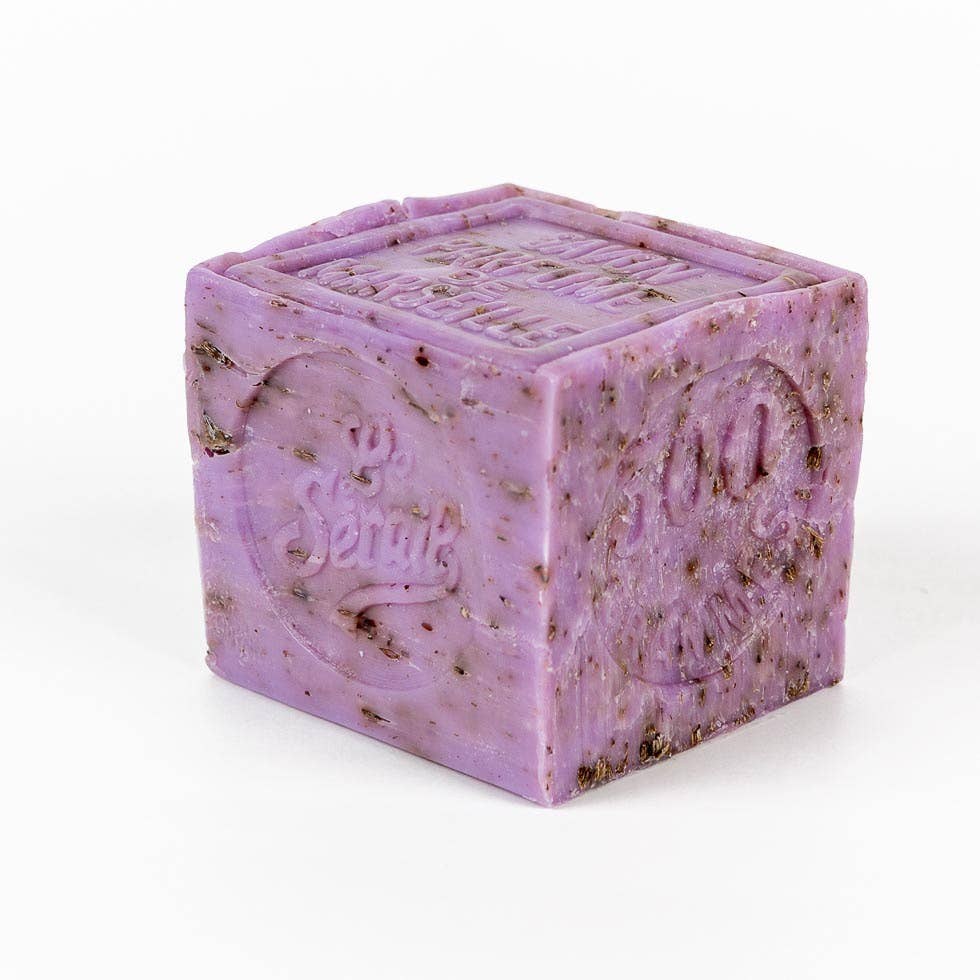 Marseille soap block - 150g Crushed Rose petals