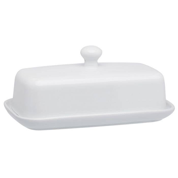 HIC Kitchen Butter Dish, Porcelain