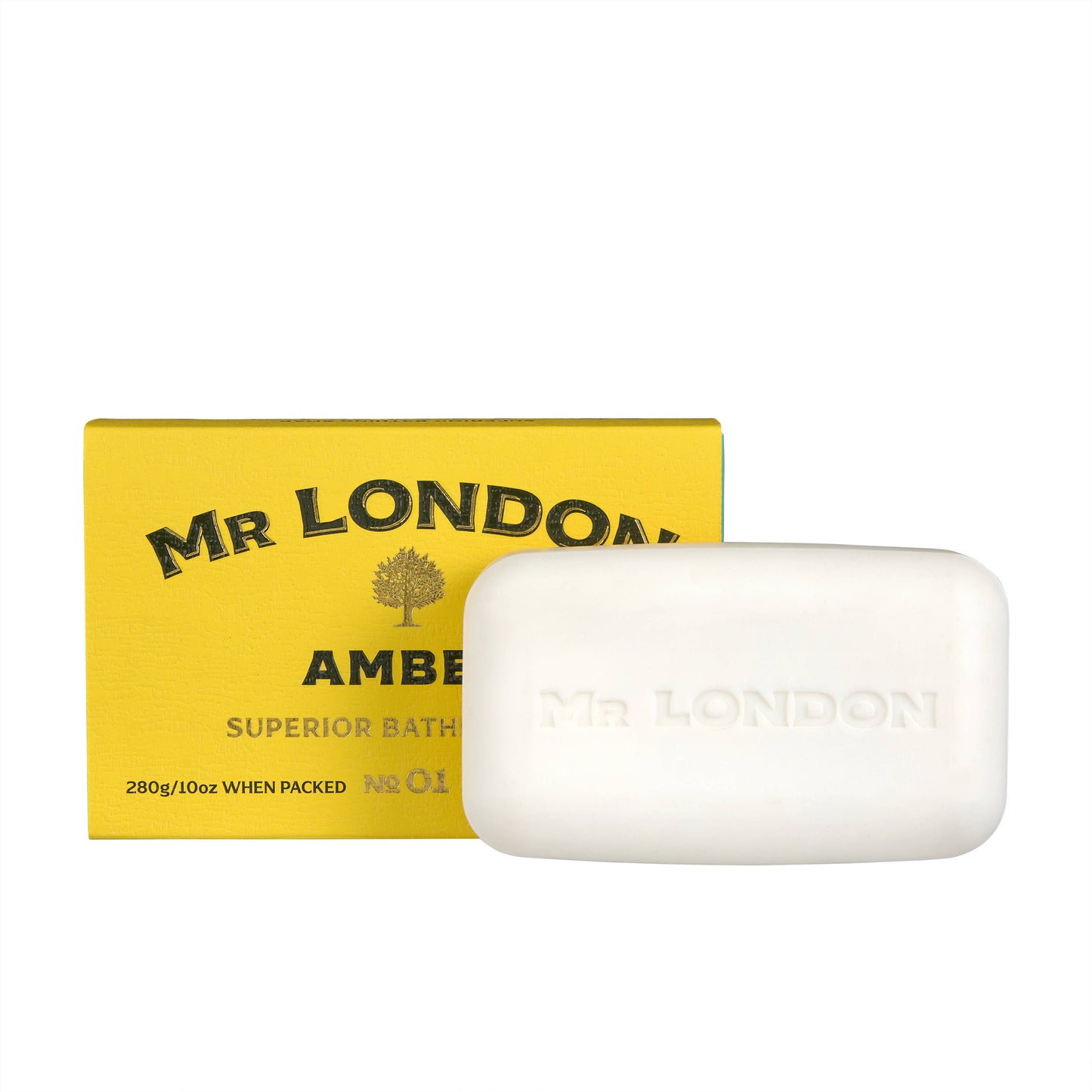 Mr. London AMBER Men's Soap Bar (4) - 10z bar