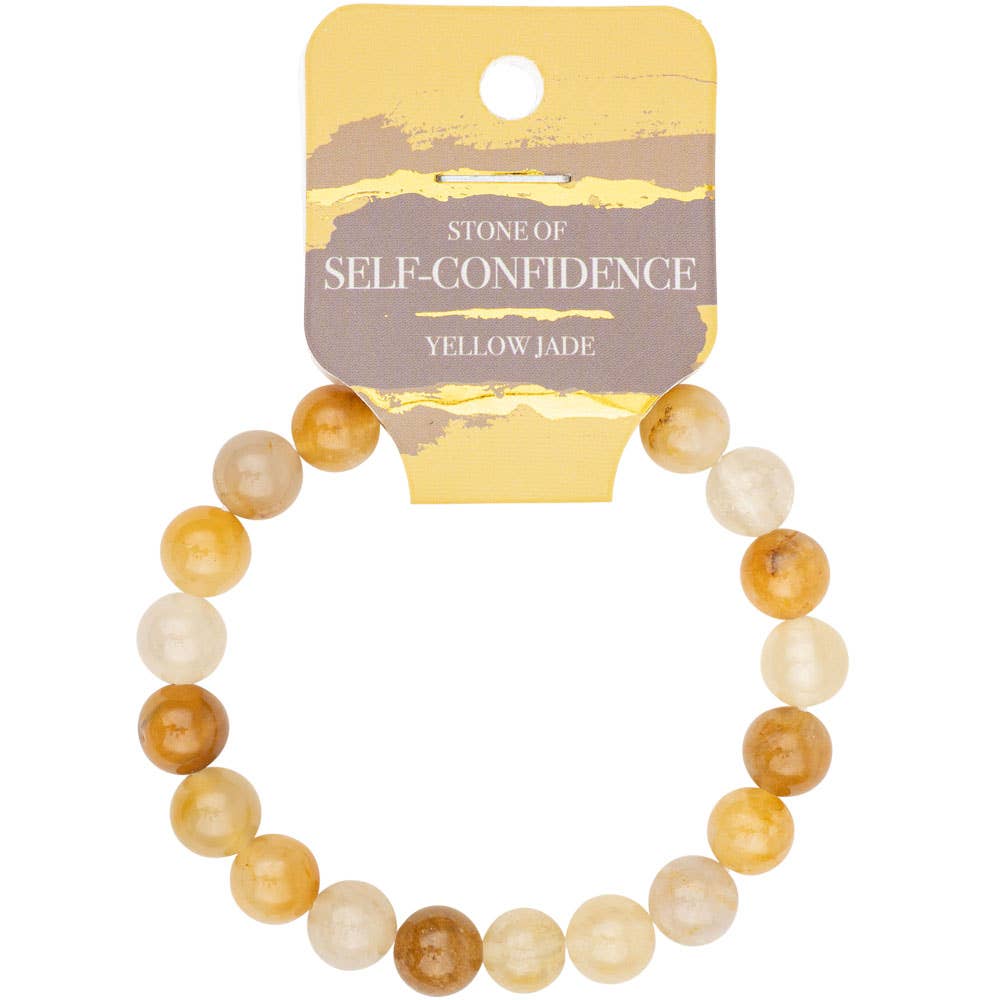 8 MM ENERGY BEAD BRACELETS: ZEBRA STONE
