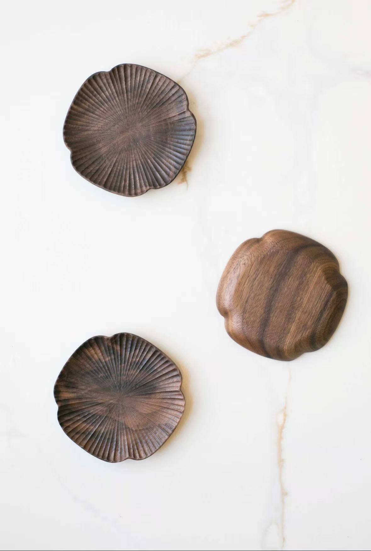Black Walnut Flower Coaster