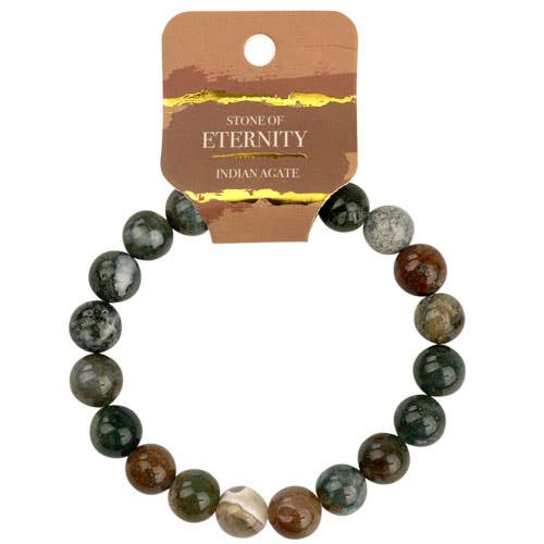 10 MM ENERGY BEAD MEN'S BRACELETS: AMETHYST