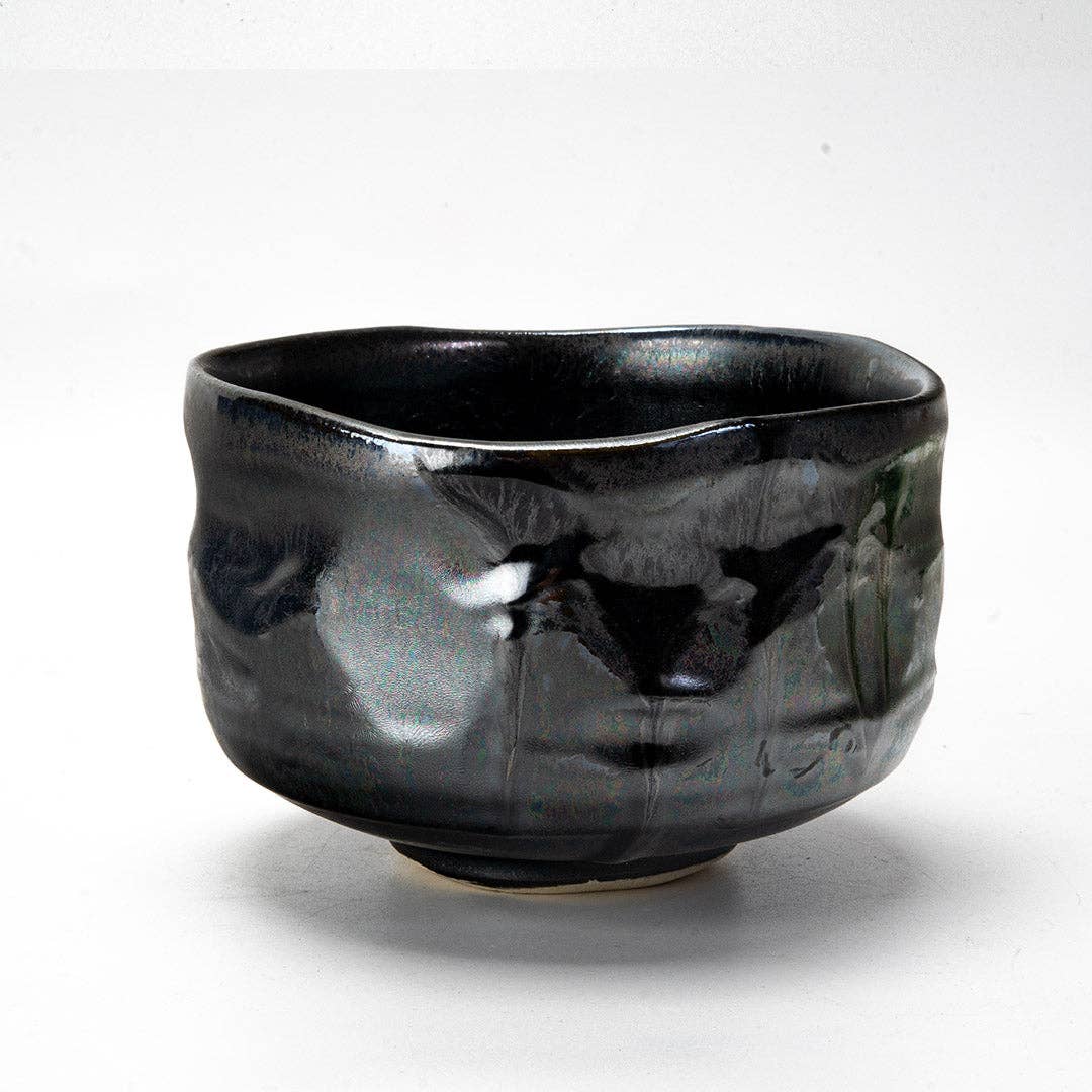 Satin Black Glazed Bowl