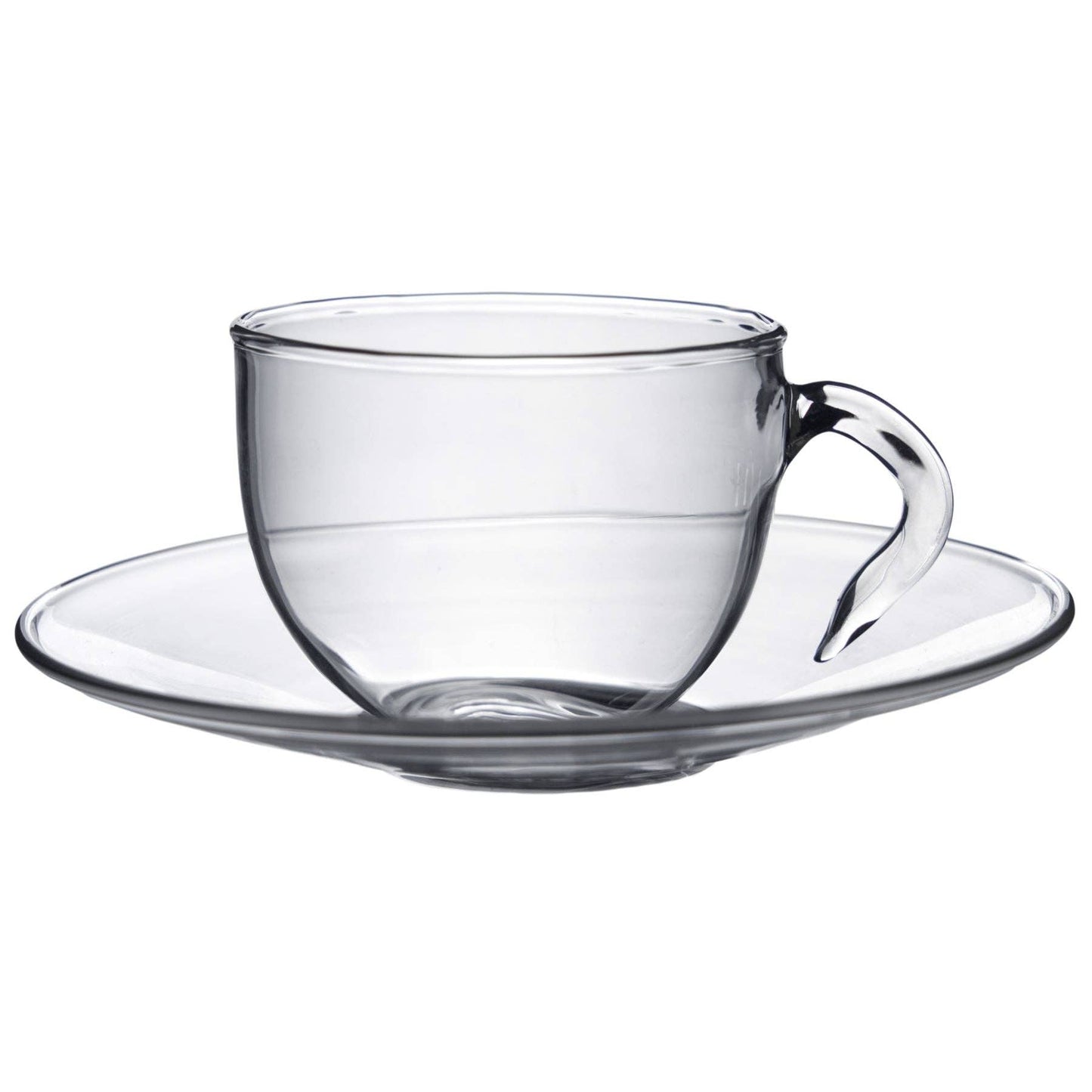 Minimus Espresso Glass Cup and Saucer