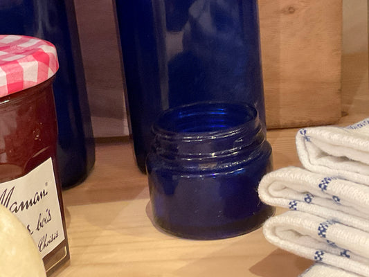 Cobalt Blue Noxema Bottle
