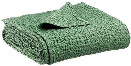 Stonewashed Tana Almond Plaid 140 X 200