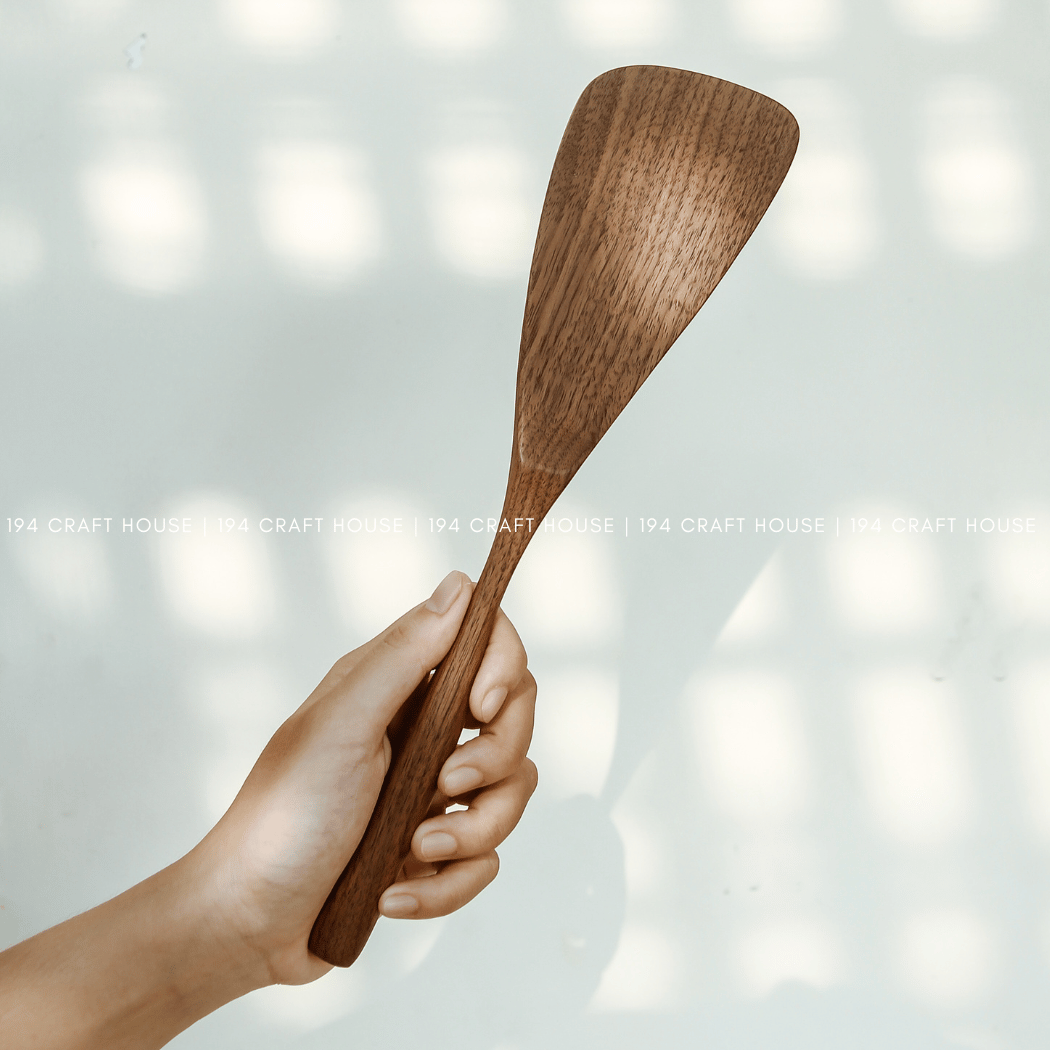 Walnut Wood Spatula - 12"- Kitchen Serving Utensils