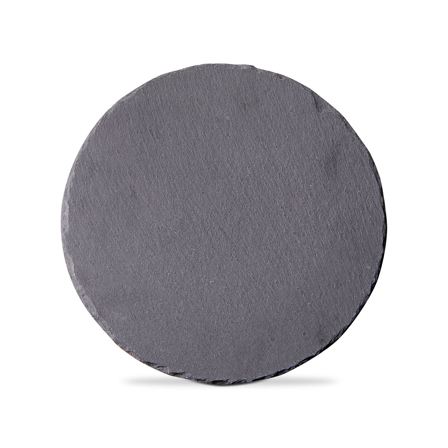 Slate Round Serving Board Black Everyday