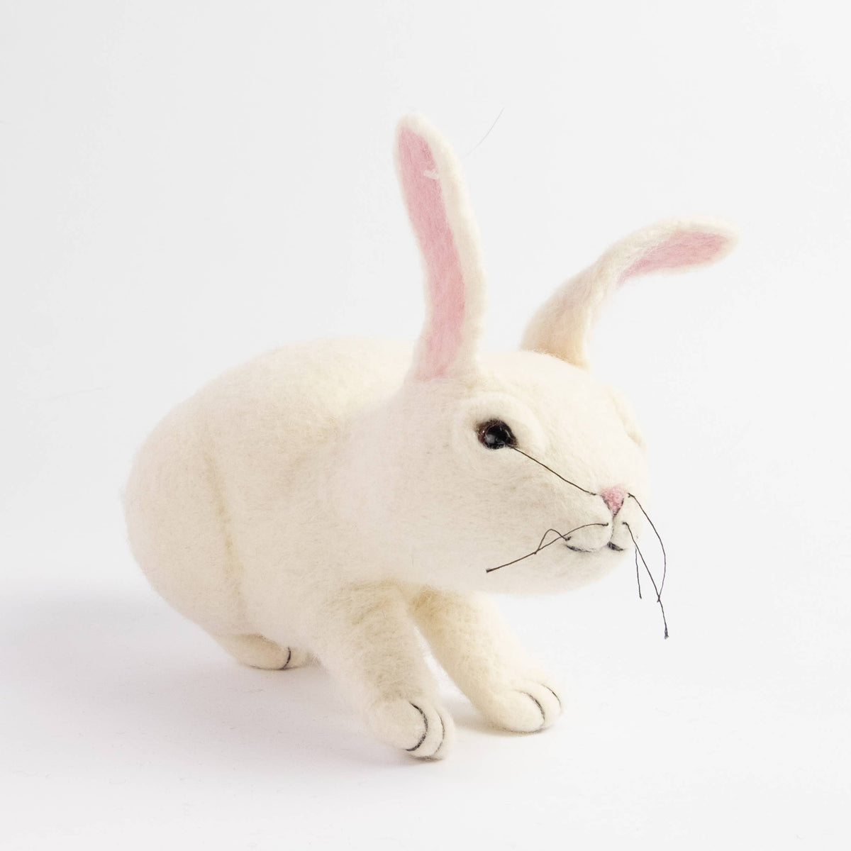Toys - Bunny Rabbit - White - Small and Large: S