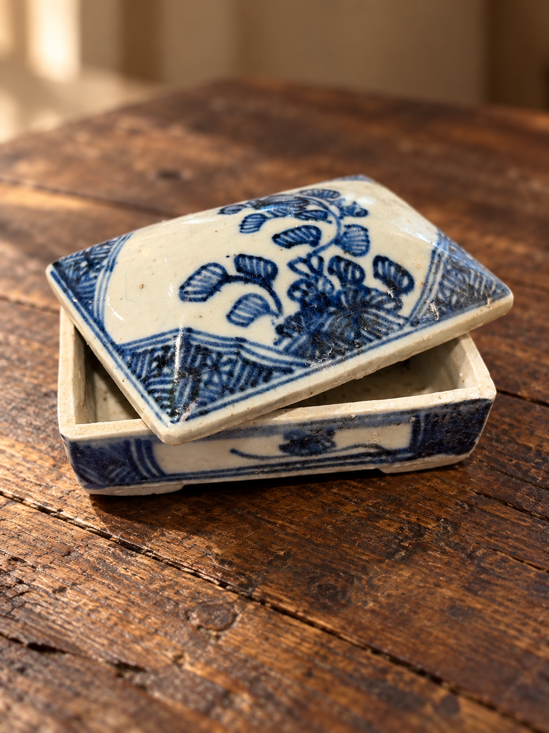 Antique Chinese Epitaph Box