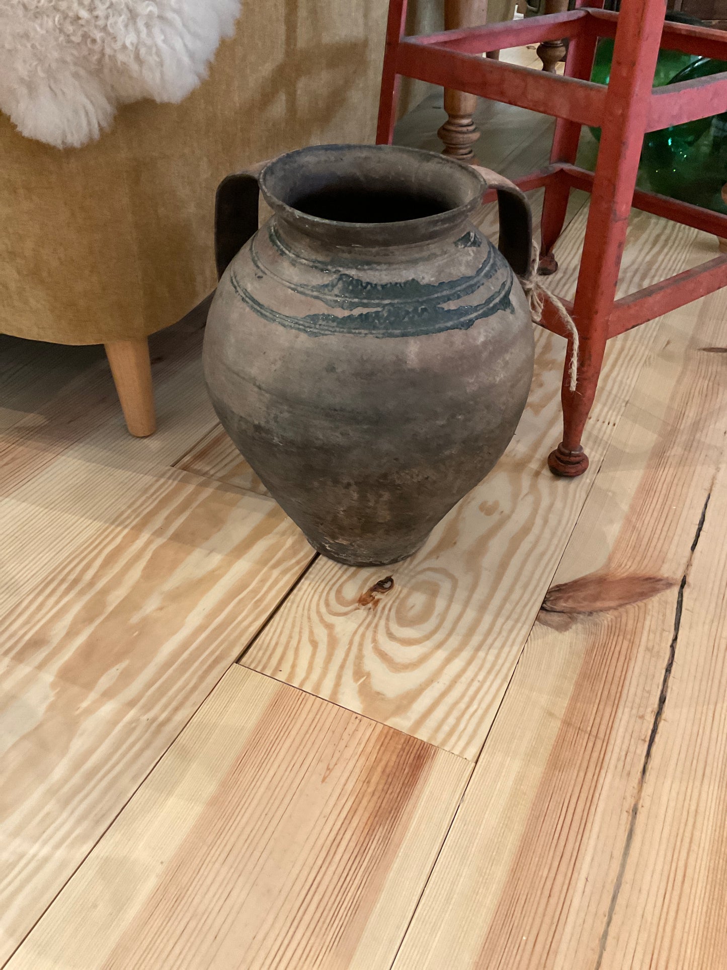 Antique Turkish handmade pottery