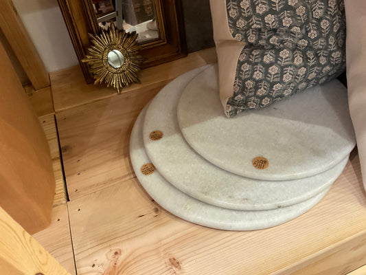 Marble Rounded Cheese Board